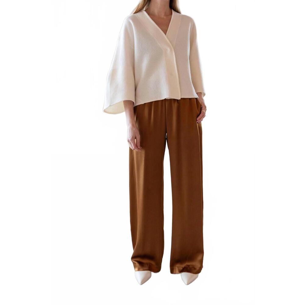 NEW SABLYN brynn wide leg pants in tobacco